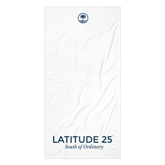Latitude 25 Beach Towel | South of Ordinary